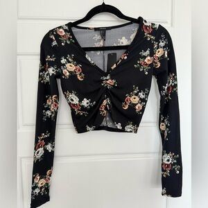 Floral crop top
